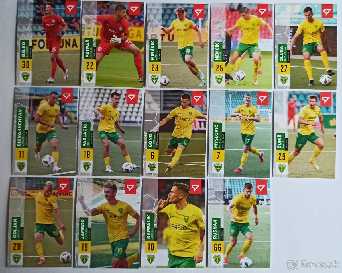 Futbalové kartičky - 10