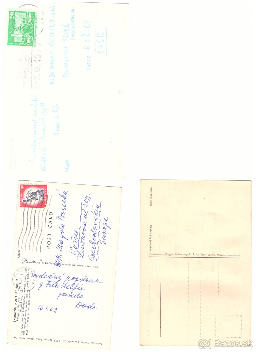 Pohľadnice mix svet farebne 3 - 10