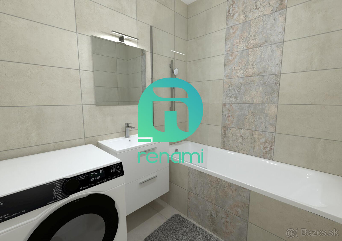 Zrekonštruovaný 2-izbový byt s balkónom a loggiou v Novom Me - 10