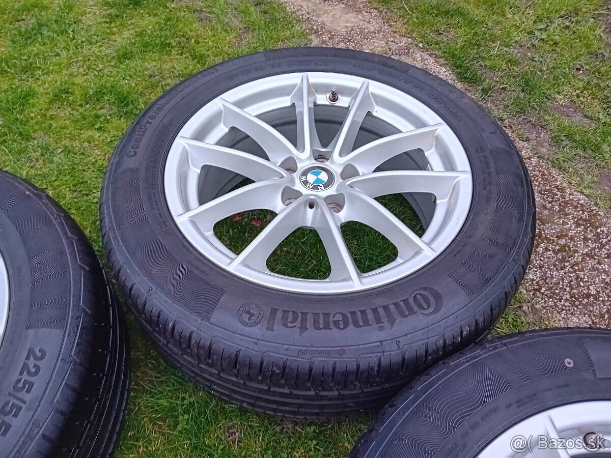 17" ALU 5x112 orig BMW /aj ine/ + letné 225/55 r17 Conti TO - 10