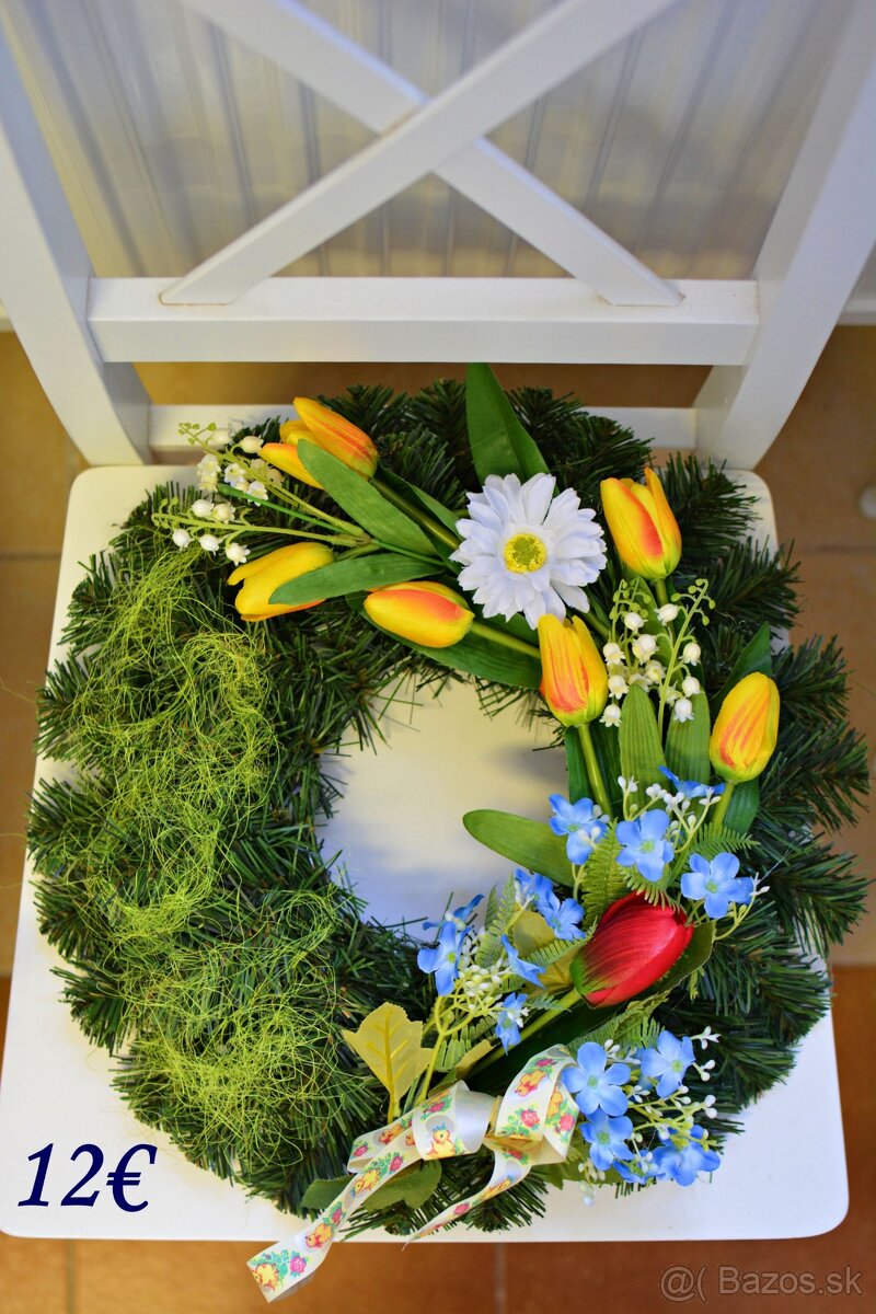 Jarný, veľkonočný a celoročný veniec - 10