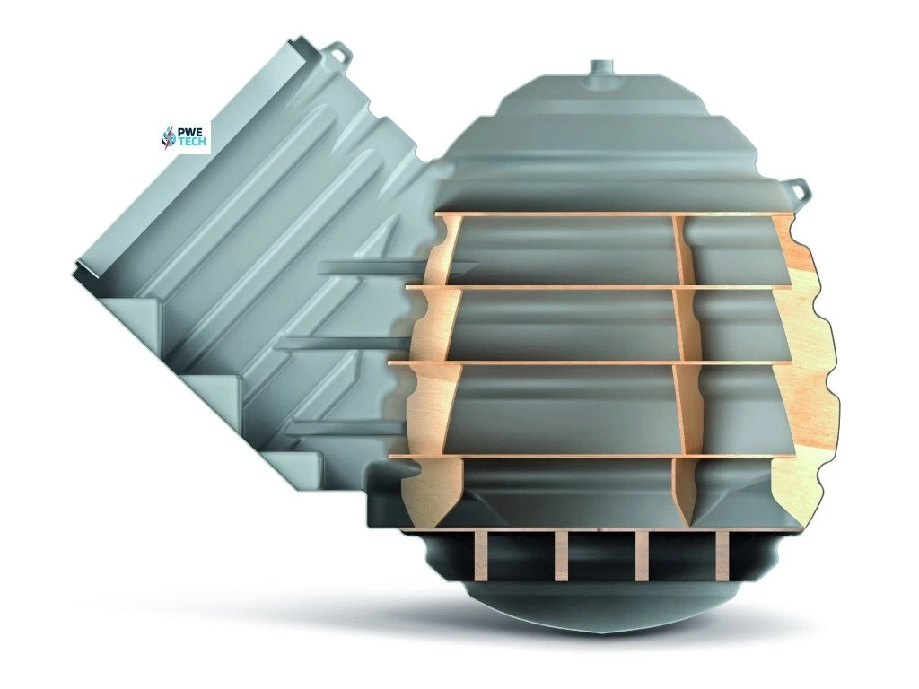Podzemná plastová monolitická pivnica svetlo šedá 7,5 m3 - 10