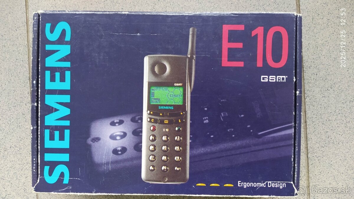 Predám zachovalý retro mobil SIEMENS E10 - 10