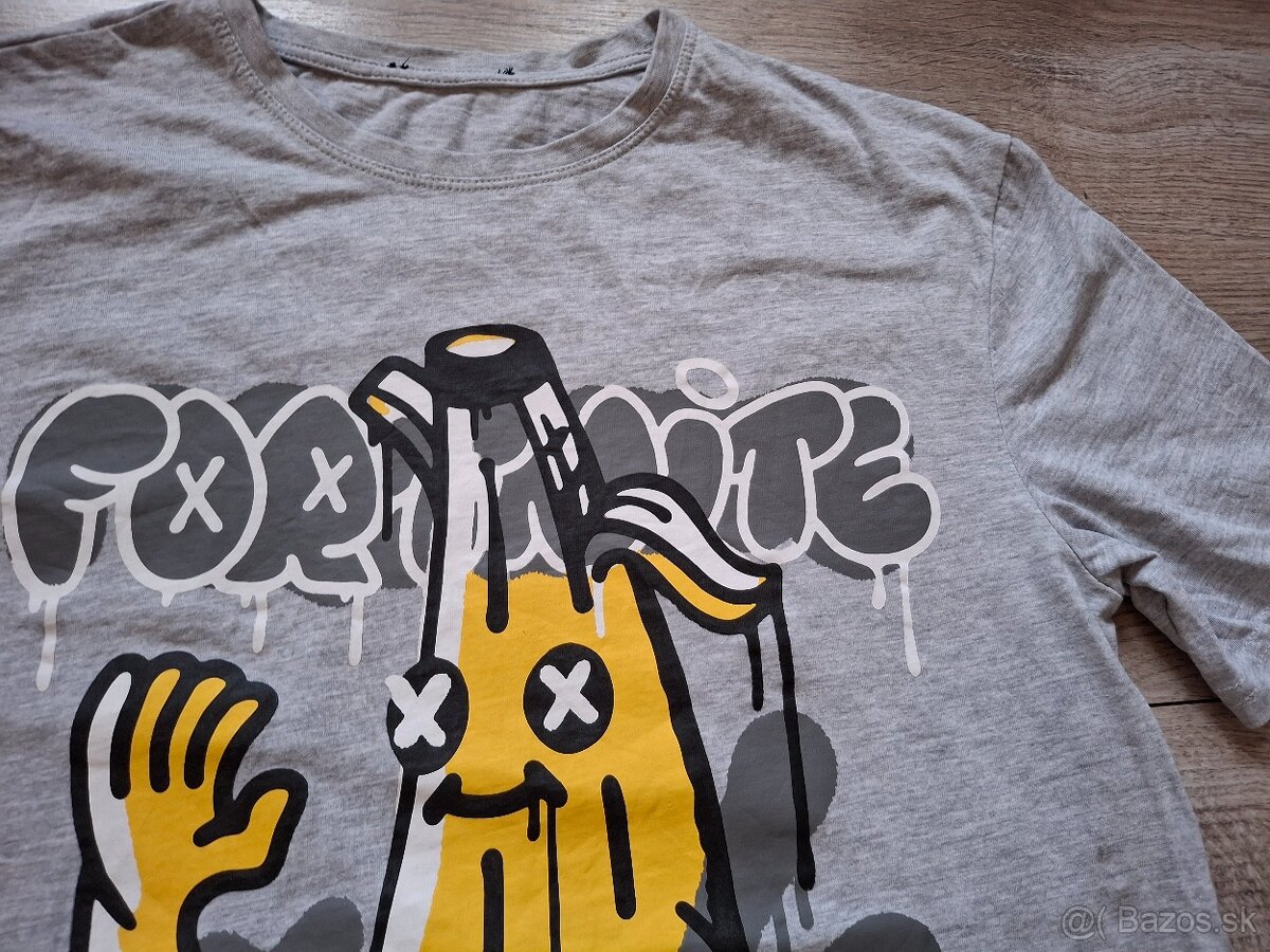 Nové chlapčenské/ pánske Fortnite mikiny a tričká 170/176, S - 10