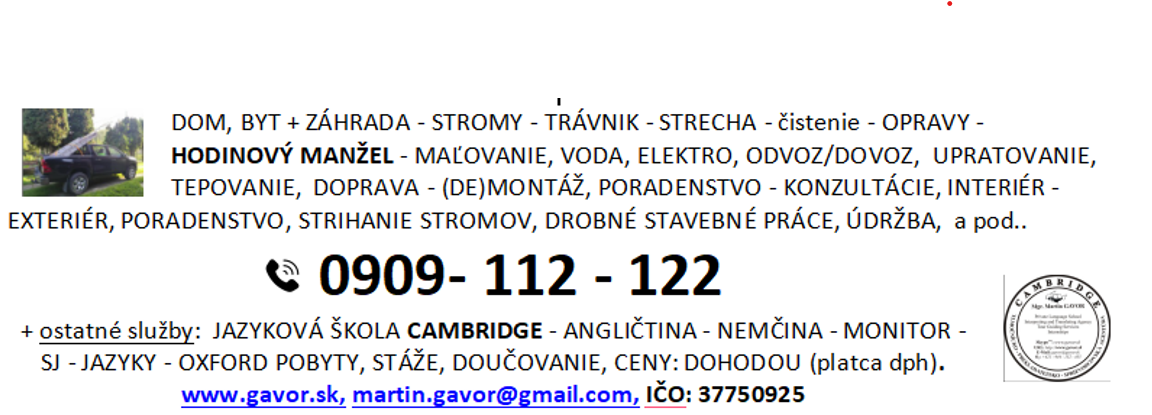 CAMBRIDGE - TLMOČENIE, PREKLADY, VÝUČBA, ONLINE, SLOVENSKO - 10