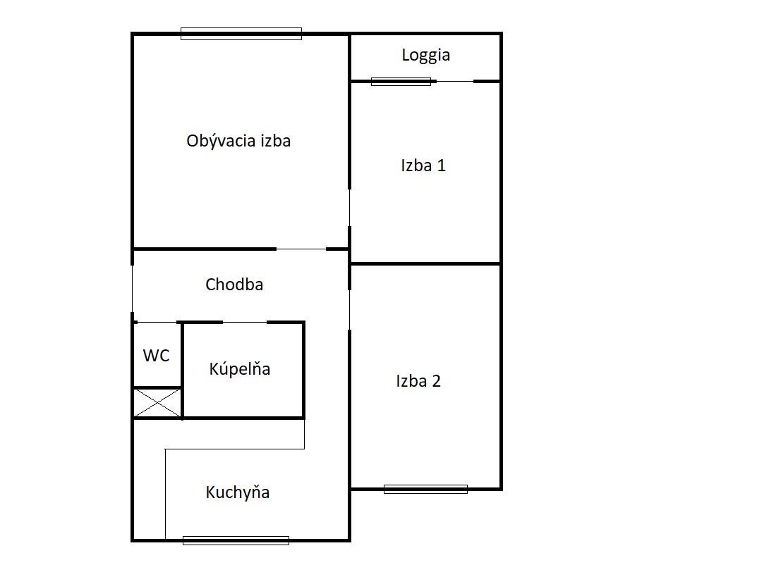 Prenajmem moderný priestranný 3 izbový byt - 10