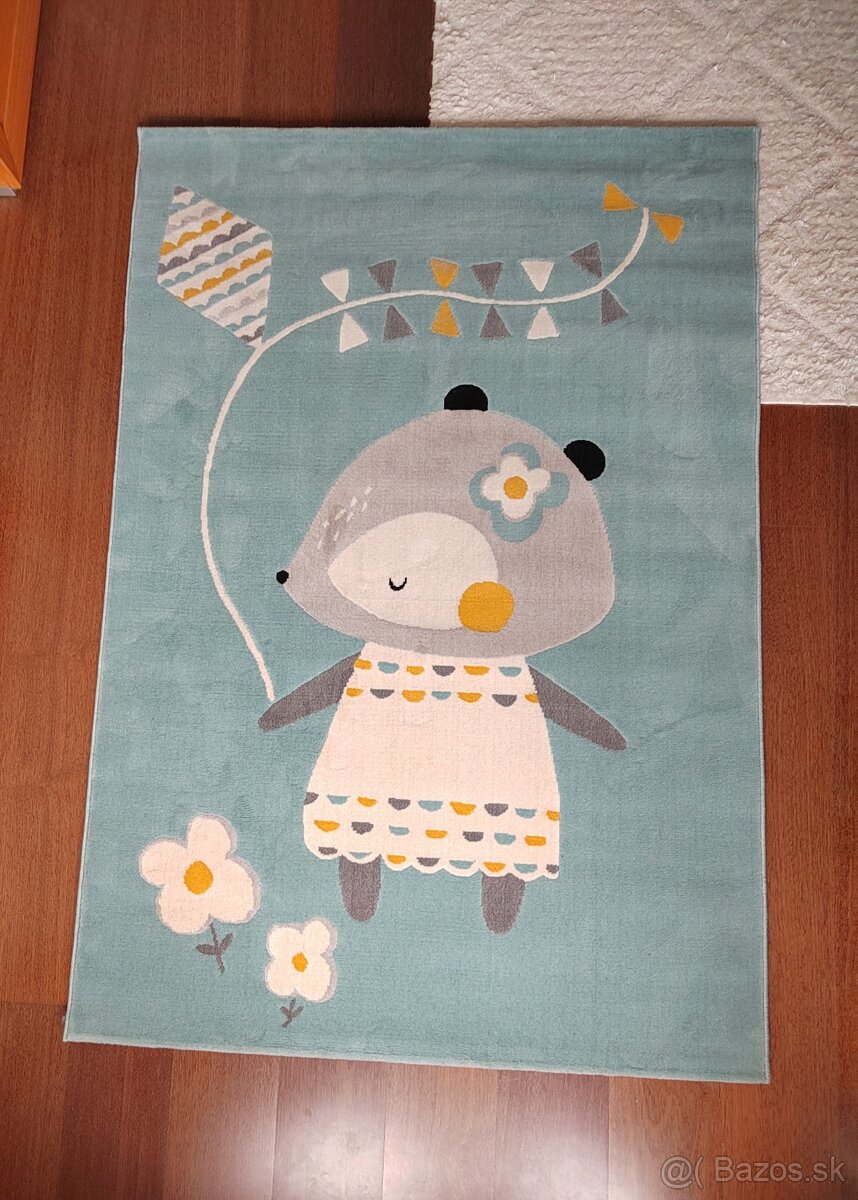 Detský koberec - tyrkysový 120x170 - NOVÝ - 10