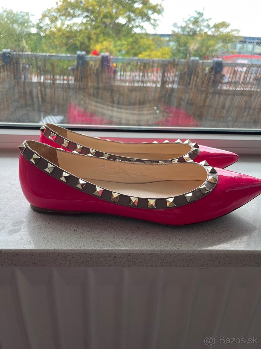Valentino garavani 37 balerínky topanky luxusne - 10