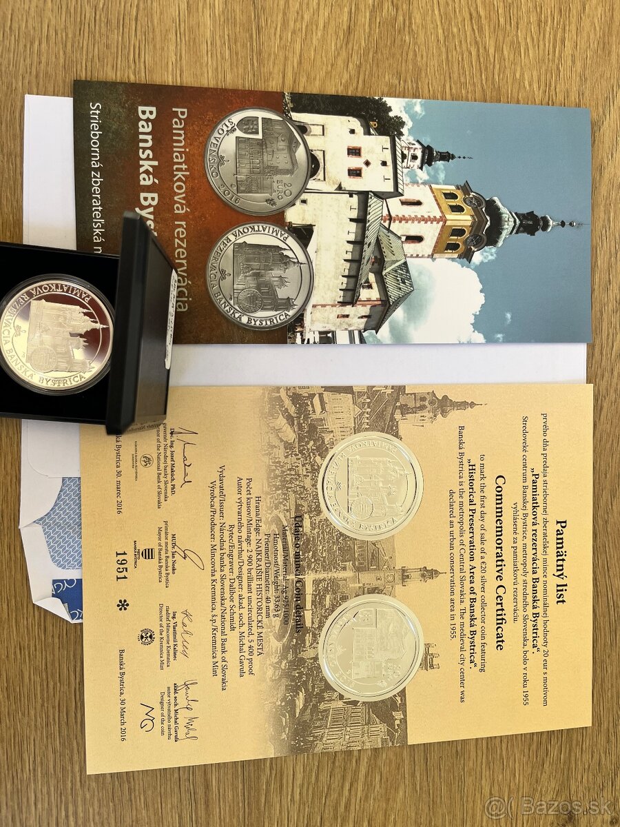 Strieborne mince - 10