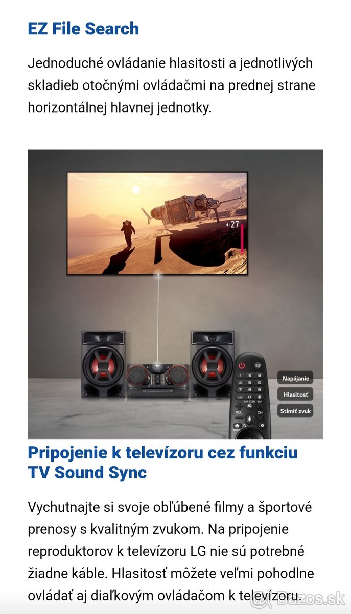 LG XBOOM CK 43 Audiosystém - 10