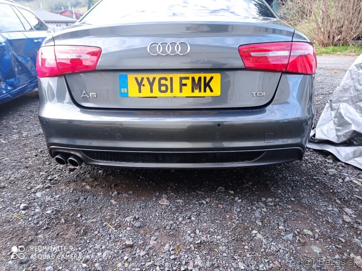 Pravé zadné dvere Audi A6 c7 sedan zadný blatník - 10