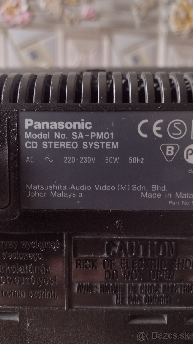 Predám Hi-fi systém Panasonic cena 70 . - 10