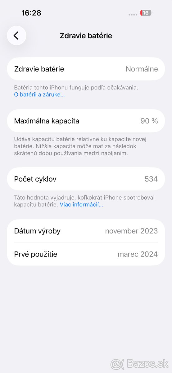 PREDÁM Apple iPhone 15 256GB - 10