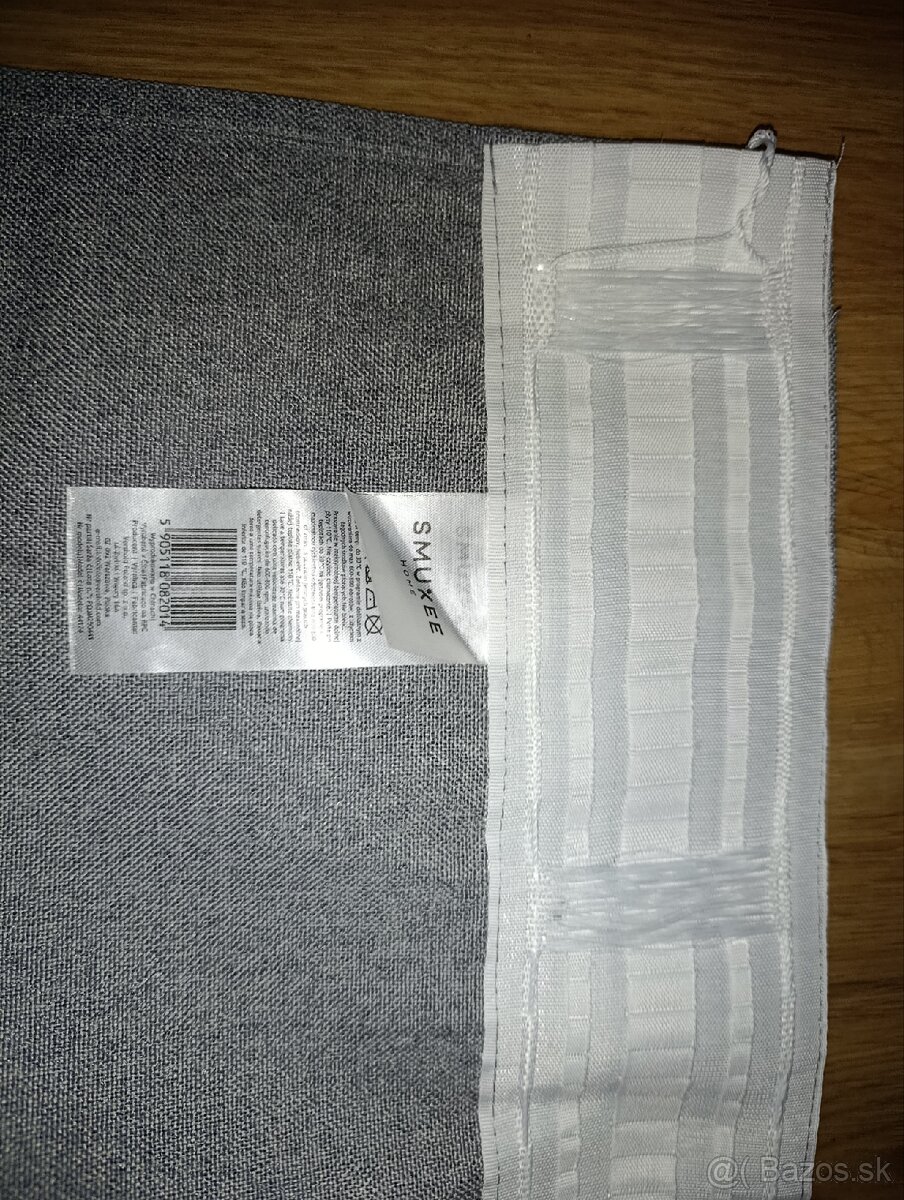 Sivé zatemňujúce závesy 2 ks - 10