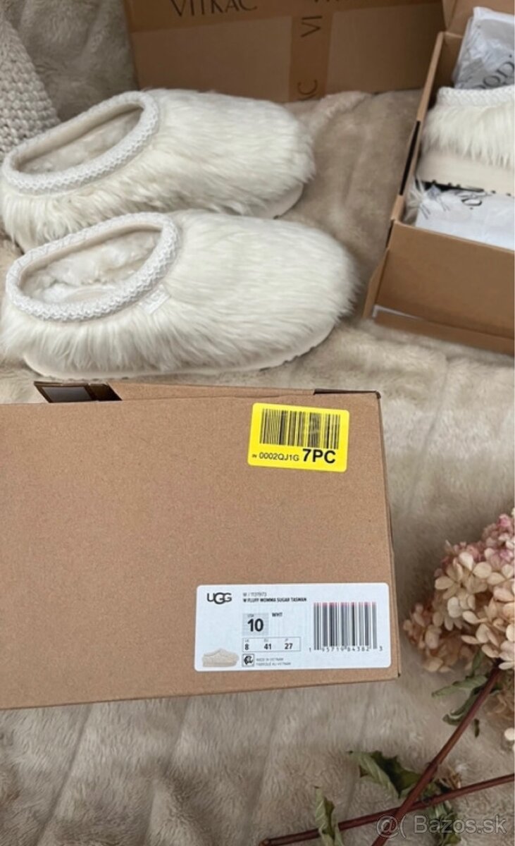UGG W fluff Momma Sugar Tasman white - 10