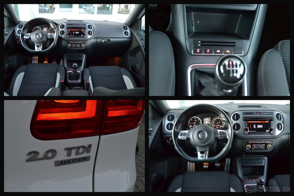 VW TIGUAN 2.0 TDI R LINE 4 MOTION, ALU R18, BIXENÓNY, CHRÓM - 10