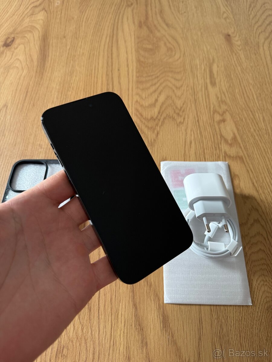 iPhone 14 Pro Max 128 gb Space black v záruke +prislušenstvo - 10