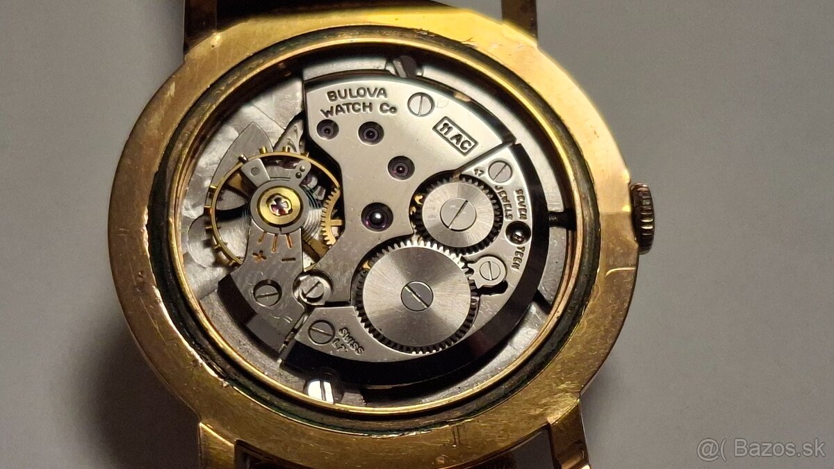 panske vintage hodinky bulova - 10