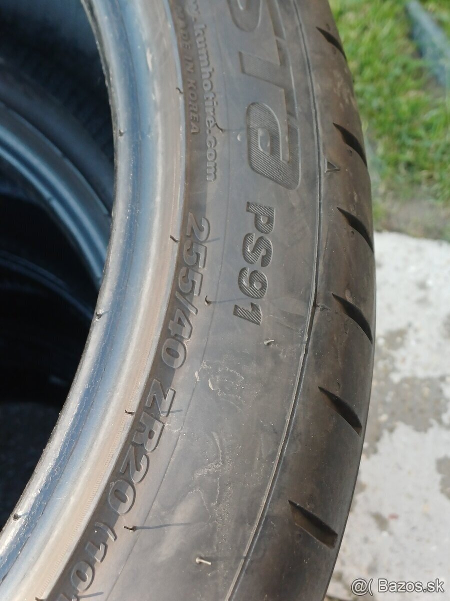 255/40 r20 letné penaumatiky ,Kumho - 10