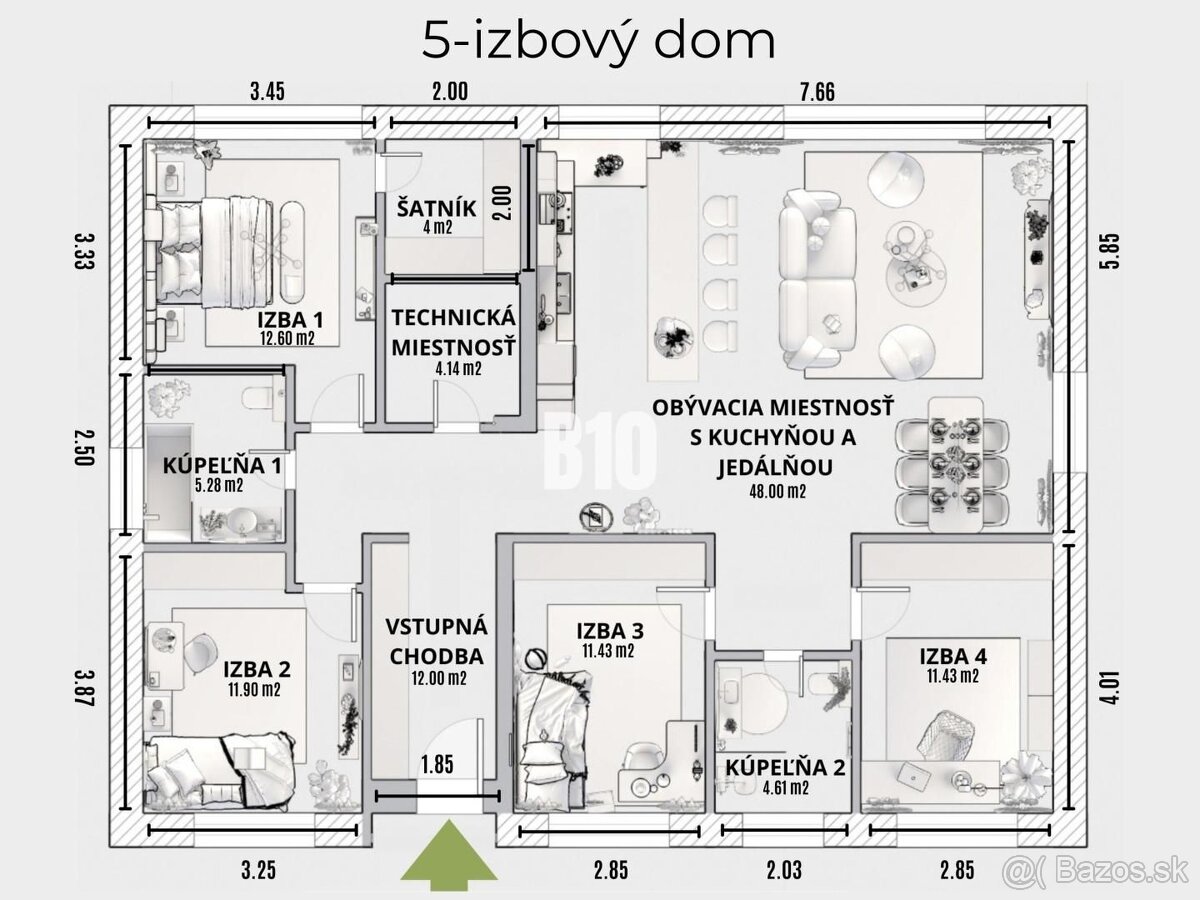Novostavba od 174.900 eur - 3i, 4i, 5i rodinné domy - 10