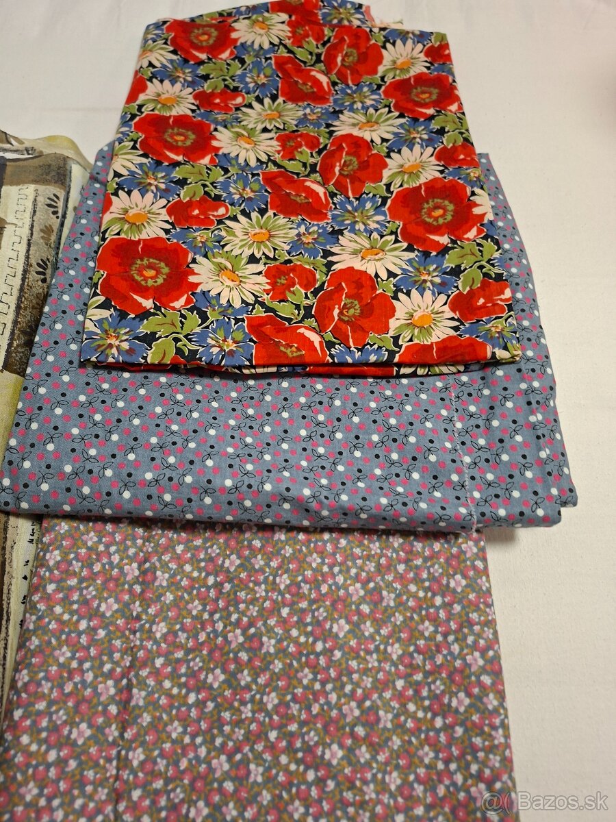 Kvalitné látky na šitie 12 ks - 10