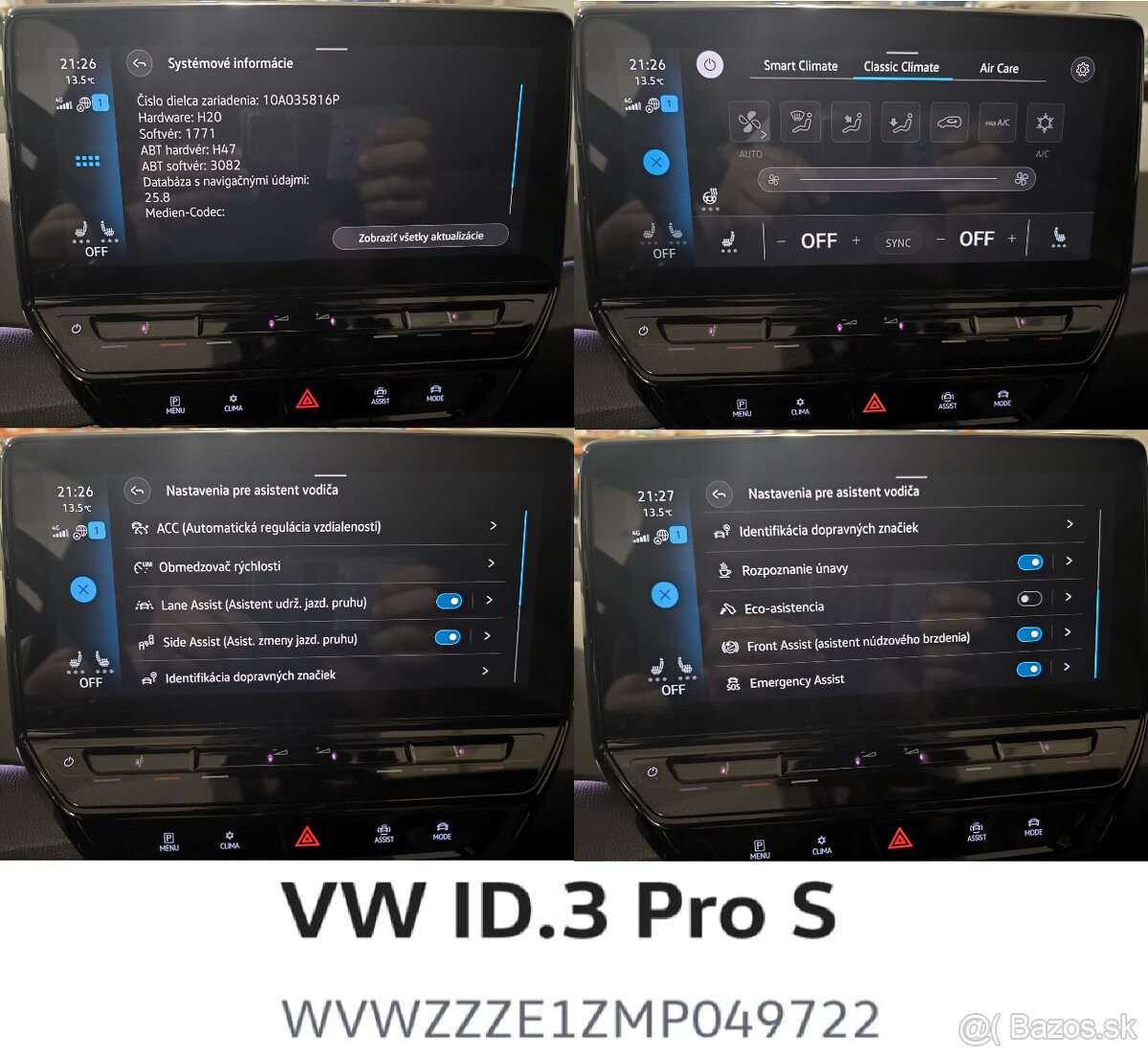 VW ID.3 Pro S 150kw, 77 kWh bateria, TČ, LED MATRIX, kamera - 10