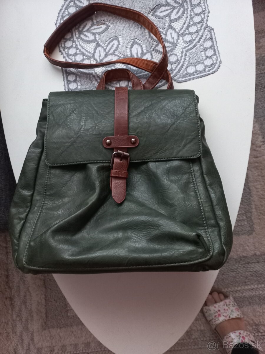 Damske RIEKERc38 topanky zelene khaki - 10