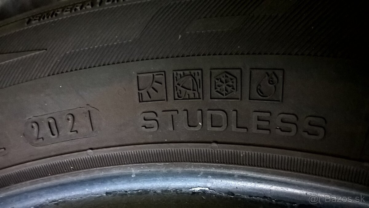 CELOROČNÉ/ZIMNÉ PNEU 205/55 R16 91H cca 7mm - UŽ OD 35-€/kus - 10