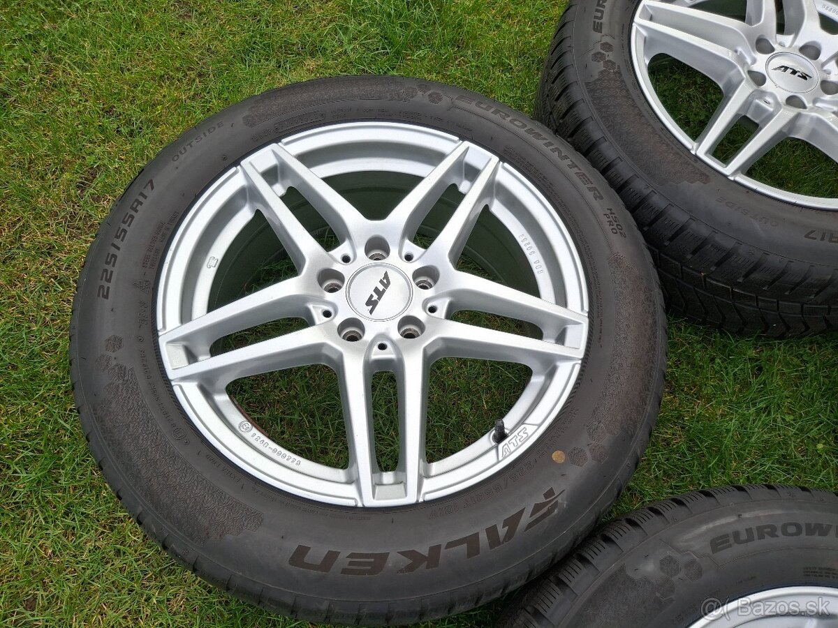 17" ALU 5x112 AUDI + zimné 225/55 r17 TOP SADA - 10