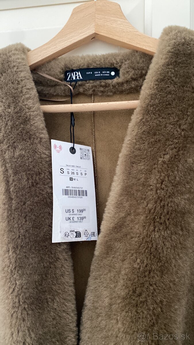 Dlhy kozuch Zara c. S - 10