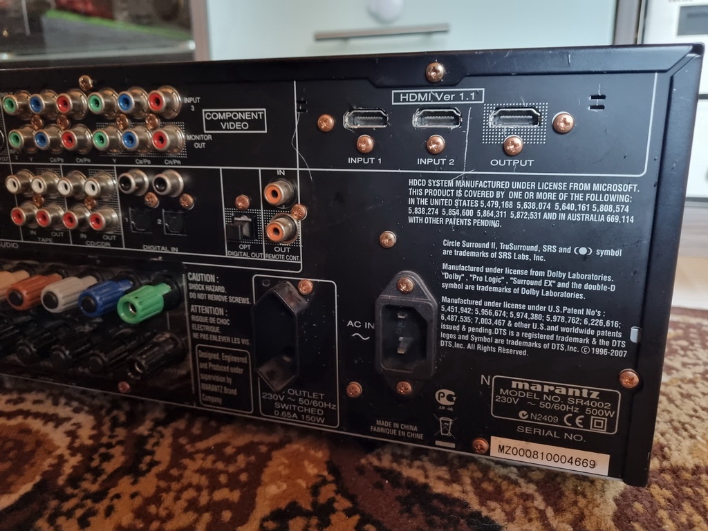 7.1 Receiver domáceho kina Marantz SR4002 - 10