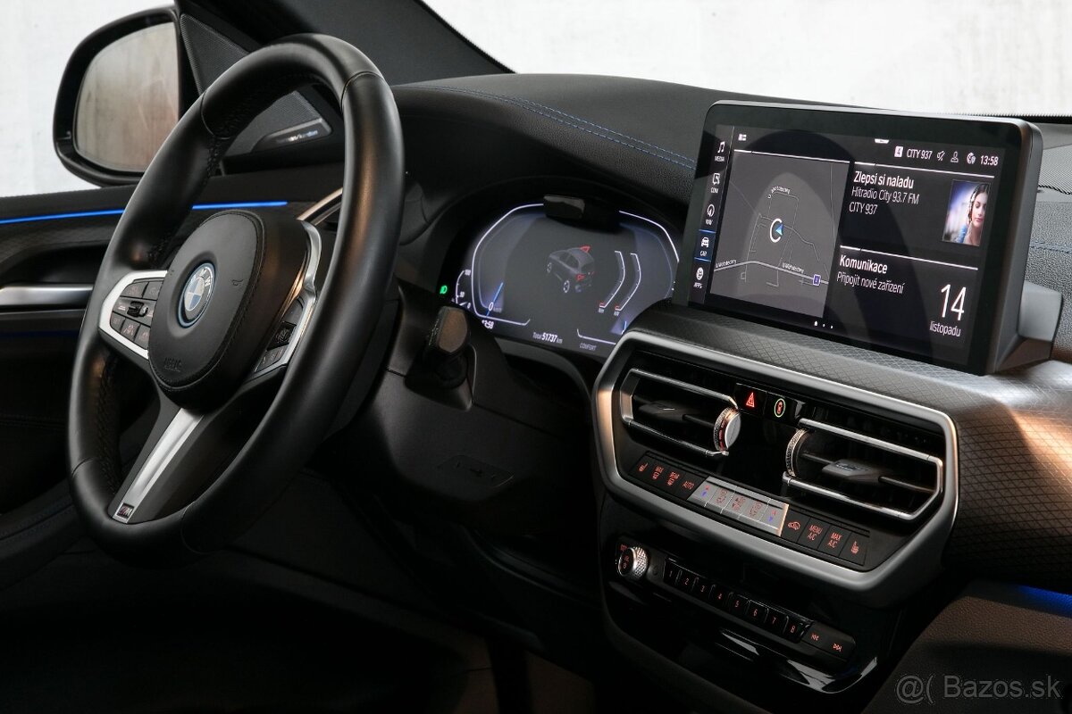 BMW iX3 210kW M Sport H/K HUD 360 Laser ACC Tažné ZÁRUKA - 10