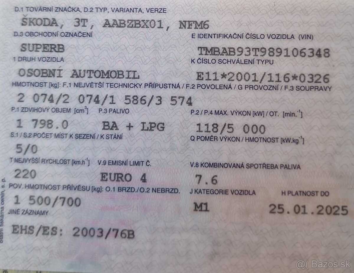 Skoda Superb 2 2.0TDI 103kw - 1.8TSI 118KW B+LPG - 10