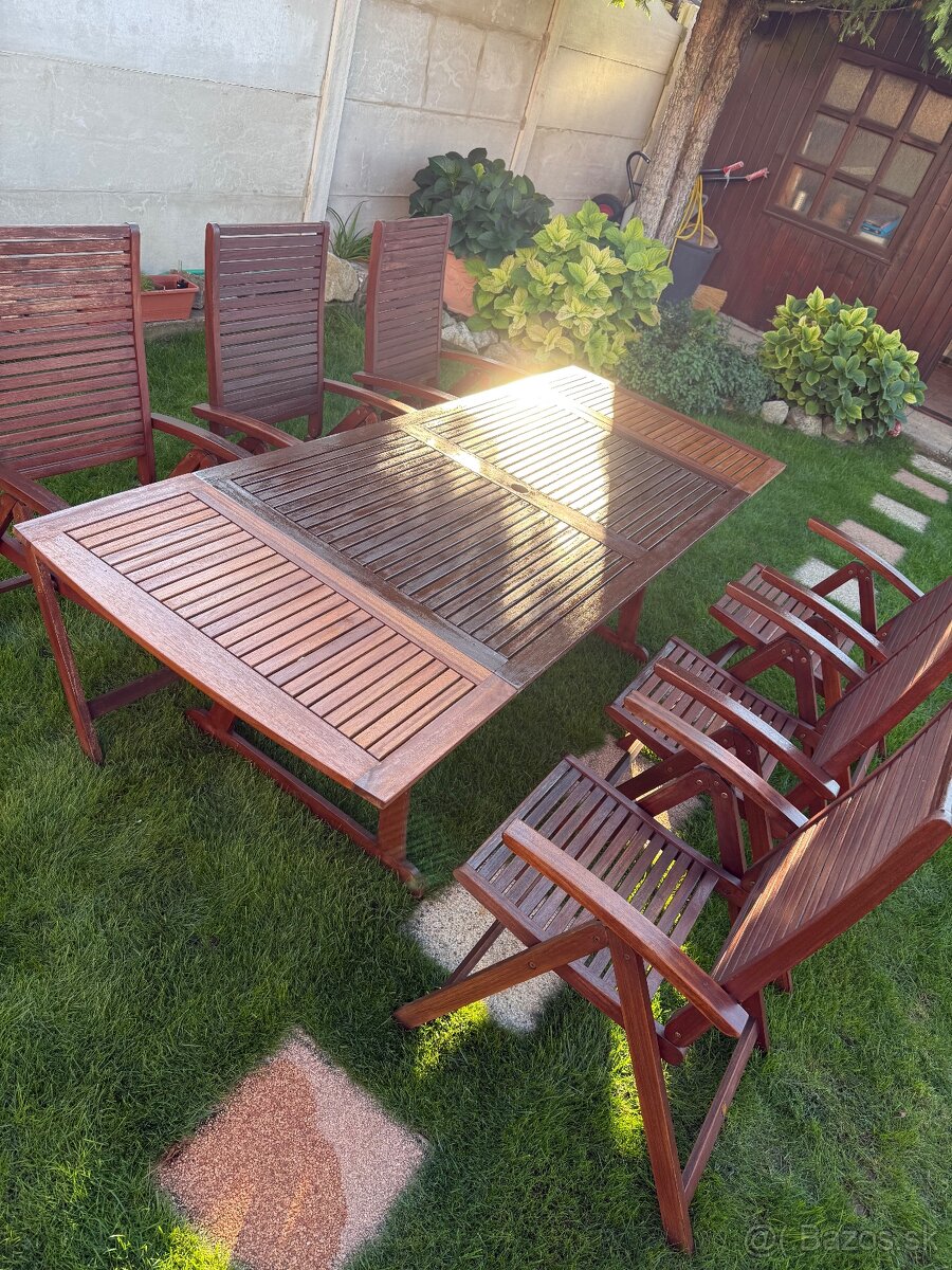 TEAK zahradny nabytok - 10