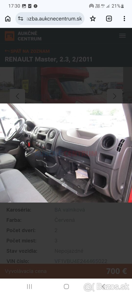 Renault Master 2,3 107kw rok 2011 - 10