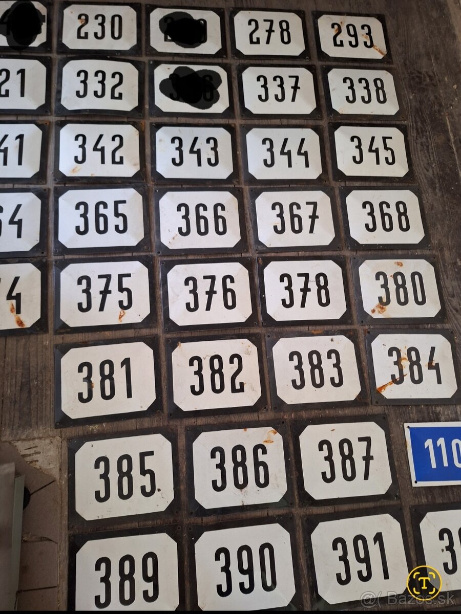 Smaltované čísla - 10