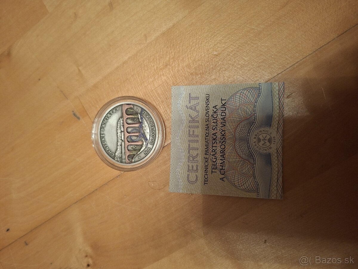 Strieborne mince Tech. Pamiatky - 10