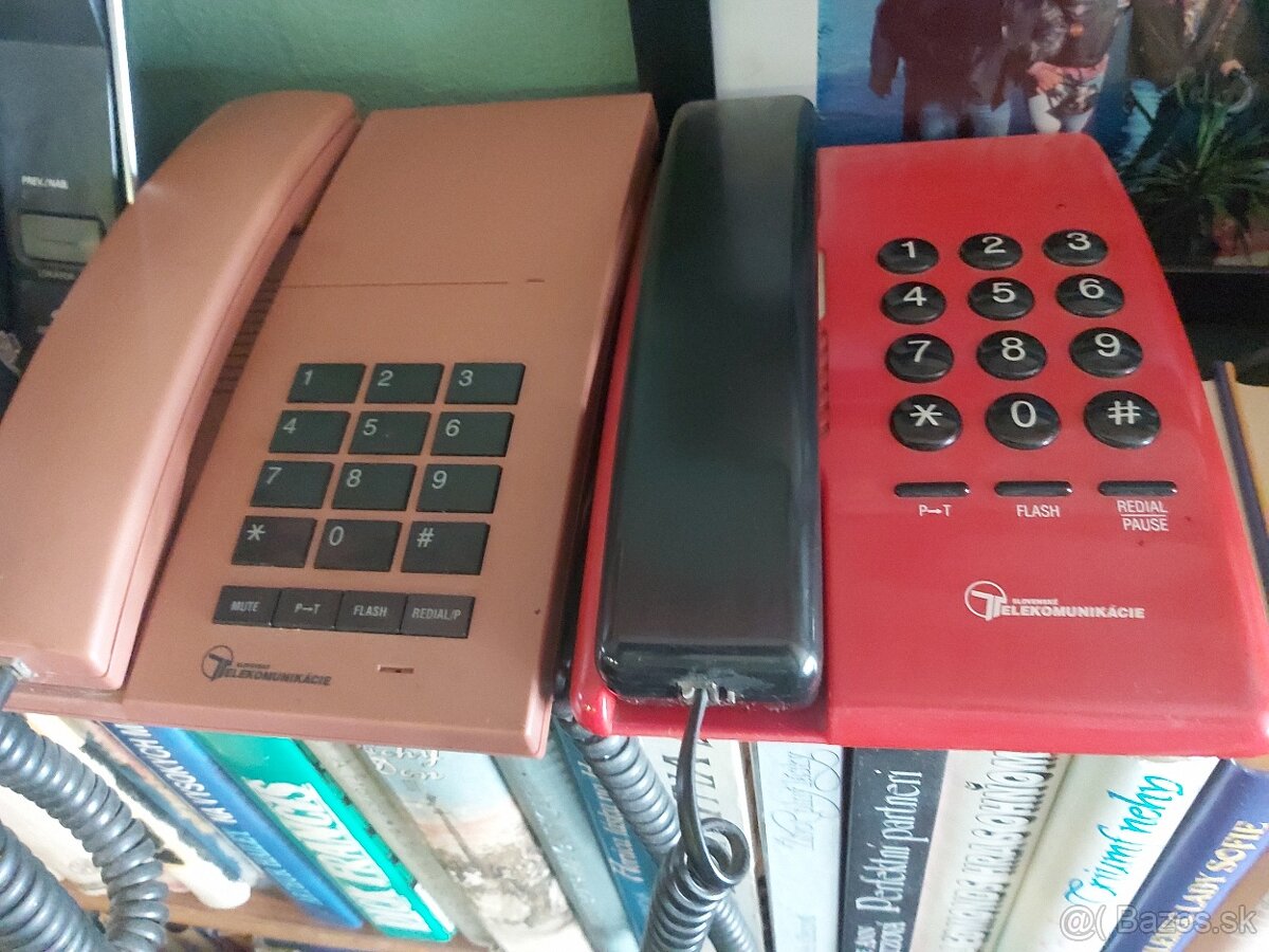 Staré mobilné telefóny,pevné linky,bezdrôtové - 10
