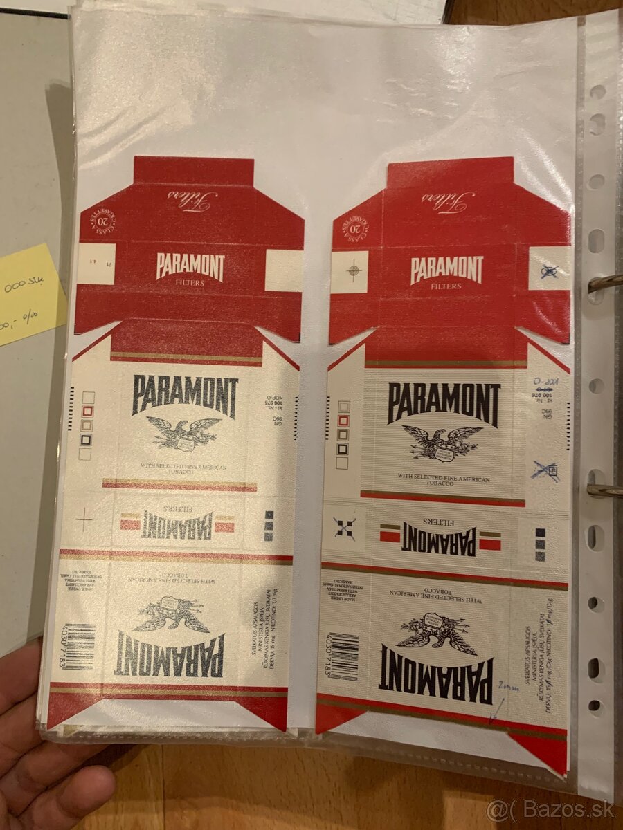 Zbierka cigaretových krabičiek - 10