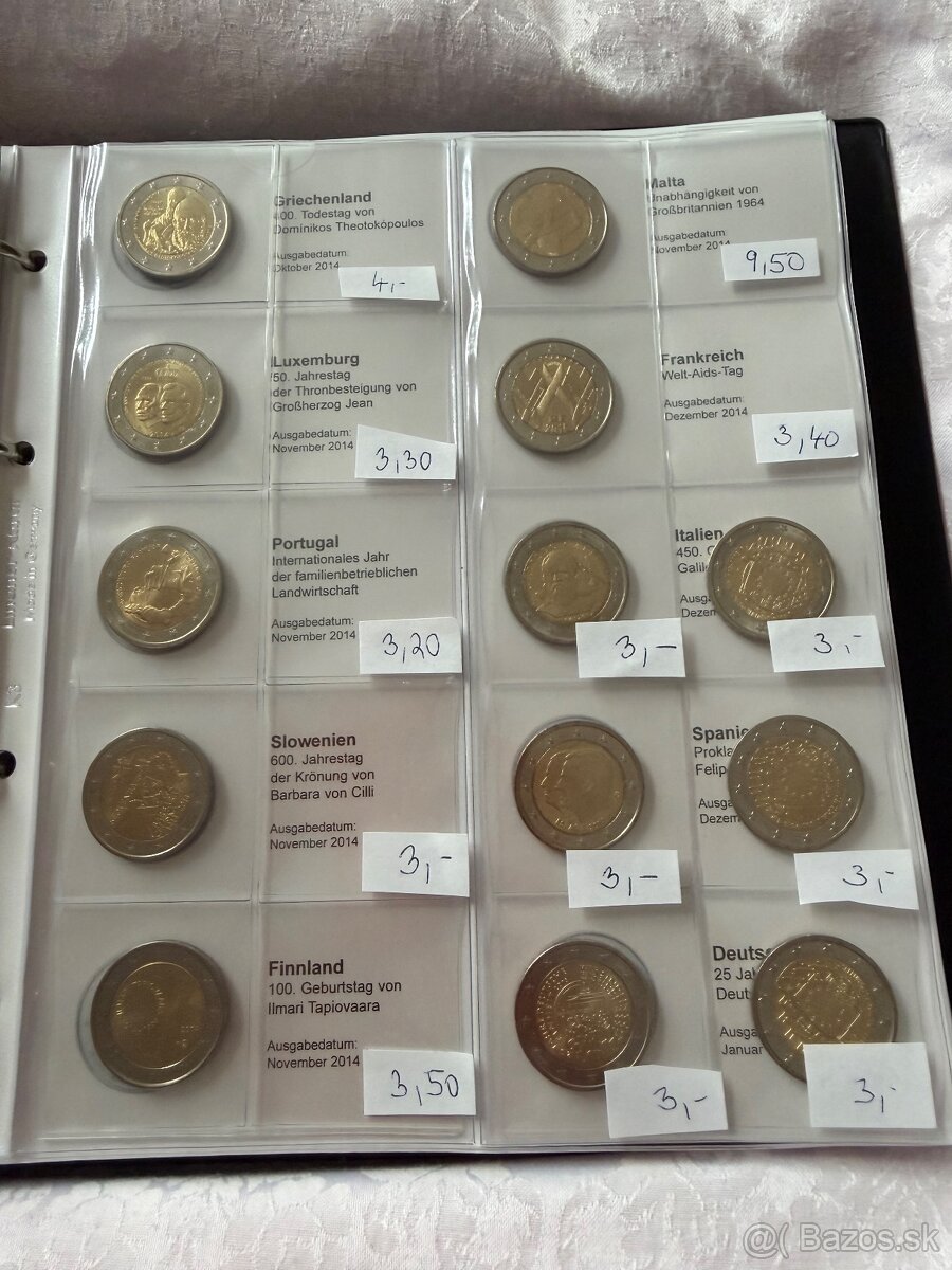 2eurové mince. - 10