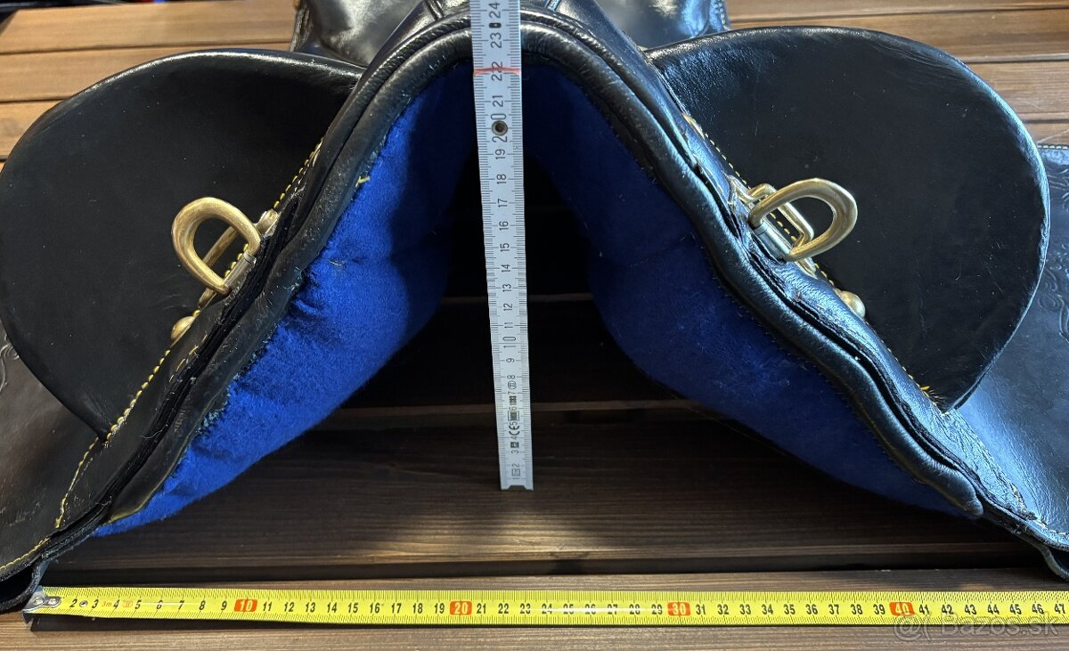 Australské sedlo bez hrušky černé - 10