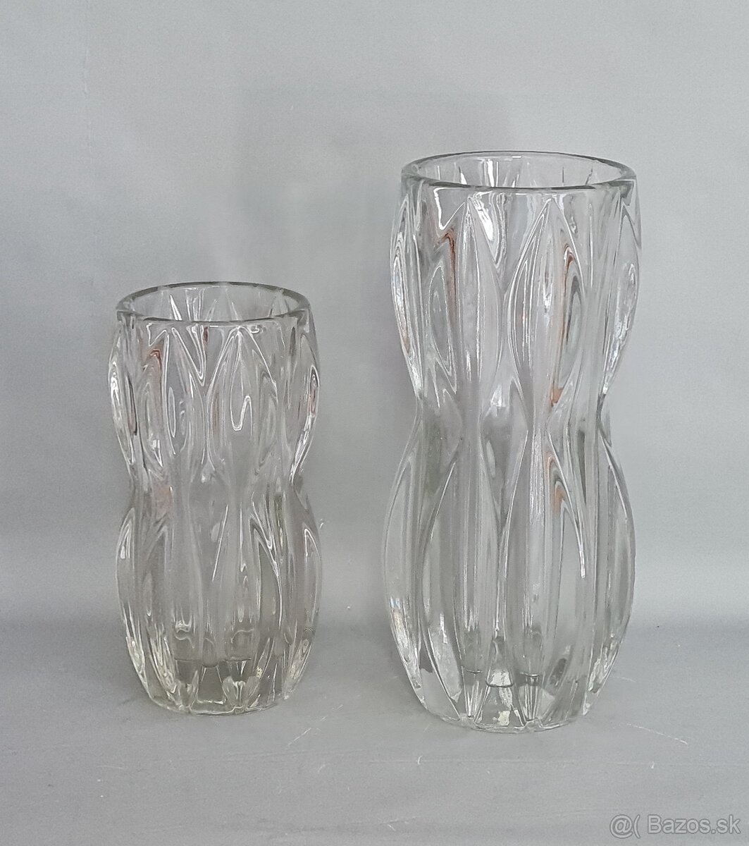 Retro sklenené vázy 1 - 10