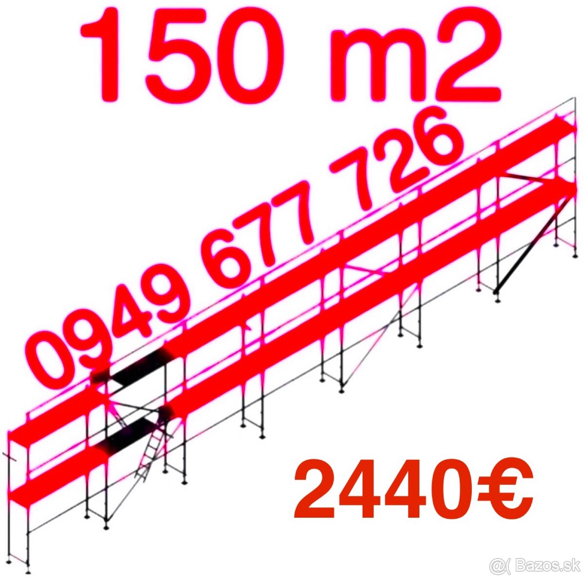 Predám LEŠENIE • FASÁDNE LEŠENIE PLETTAC NOVÉ - 10