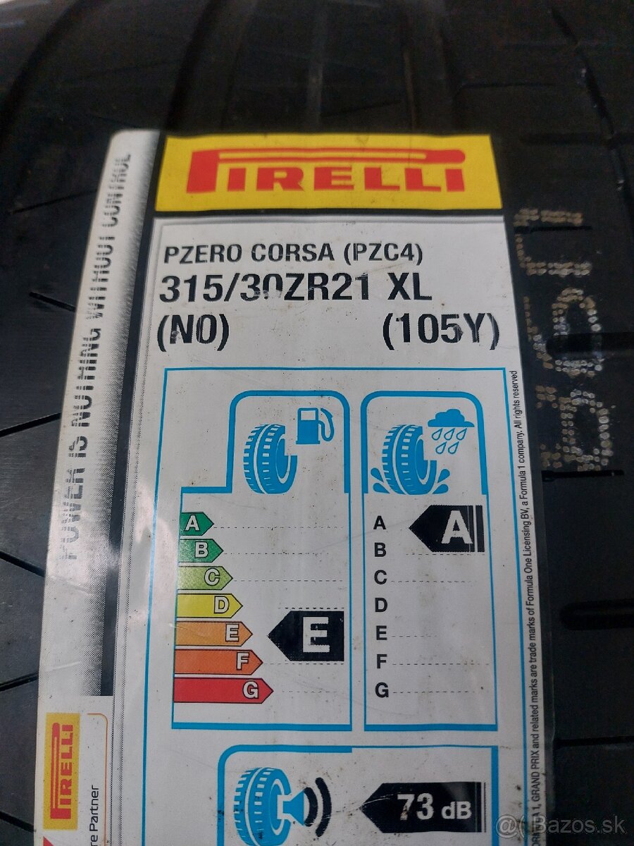 Pirelli Pzero Corsa 315/30 R21 XL 105Y - 10