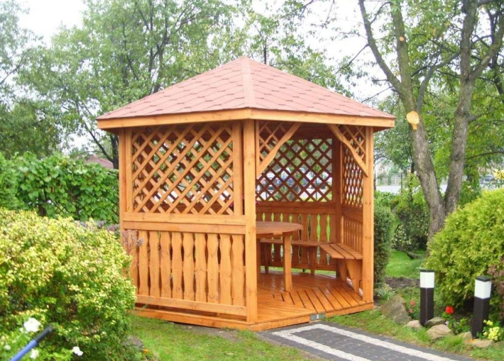 Drevený altánok - 10