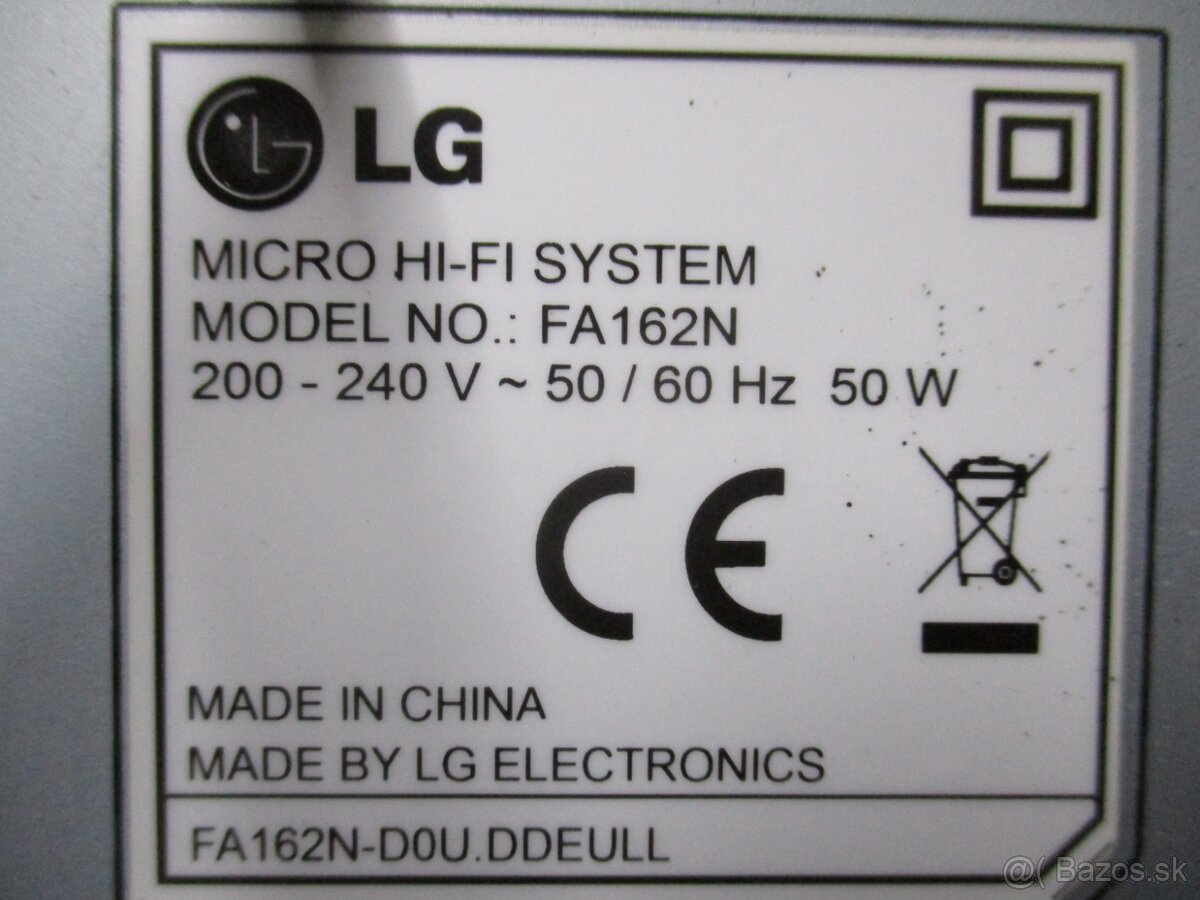 LG FA 162N micro hifi system - 10
