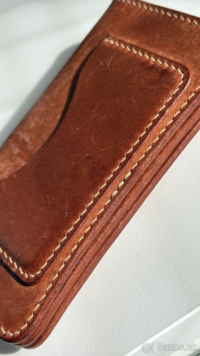 Peňaženka ručne vyrobená z teľacej kože vysokého stupňa - 10
