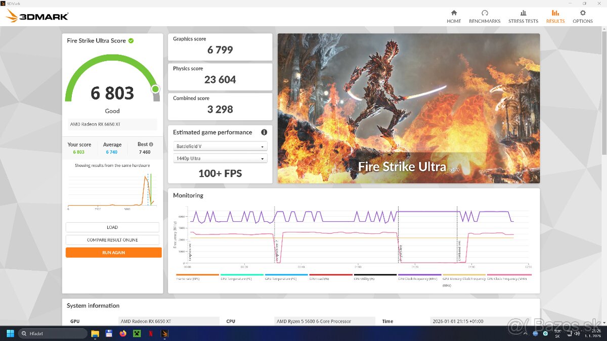 MSI Radeon RX 6650 XT MECH 2X 8GB OC - 10