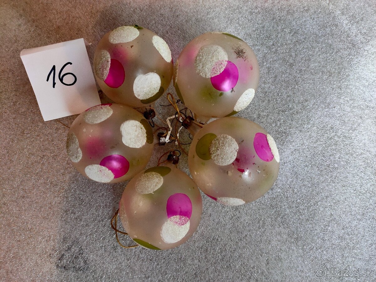 Retro vianočné ozdoby II a retro svetielka - 10