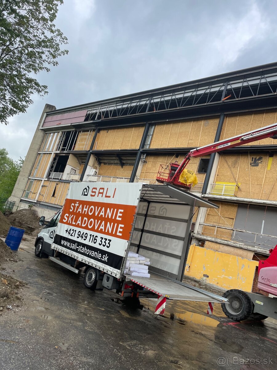 Sťahovanie Nové Zámky, skladovanie + hydraulická plošina +EN - 10
